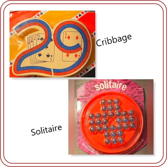 NEW Cribbage and Solitaire games - Picture 1 of 4